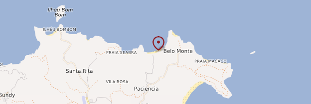 Carte Praia Banana - Sao Tomé et Principe