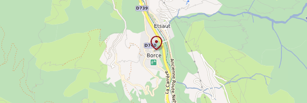 Carte Borce - Pays basque et Béarn