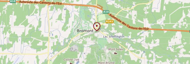 Carte Bromont - Québec