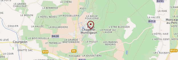 Carte La Chapelle-Montligeon - Normandie