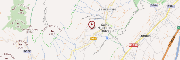 Carte Saint-Hilaire - Alpes
