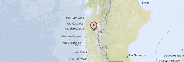 Carte Puerto Edén - Chili