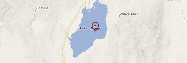 Carte Lac Chamo - Éthiopie