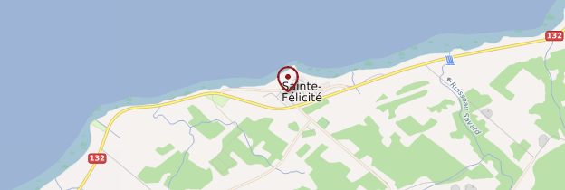 Carte Sainte-Félicité - Québec