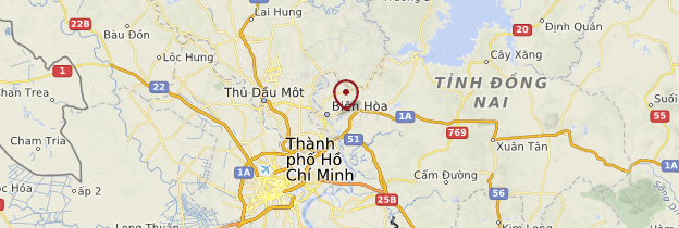 Carte Biên Hòa - Vietnam