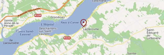 Carte Leclercville - Québec