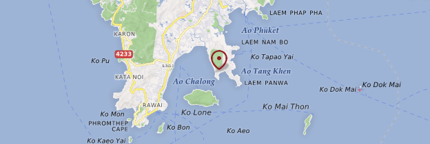 Carte Cape Panwa - Thaïlande