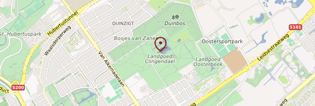 Carte Parc Clingendael - Pays-Bas