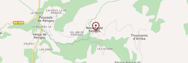 Carte Noceda de Rengos - Espagne