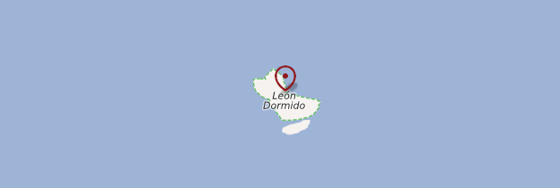 Carte León Dormido - Îles Galápagos