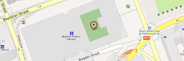 Carte Boston Public Library - Boston
