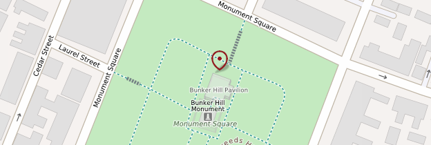Carte Bunker Hill Monument - Boston
