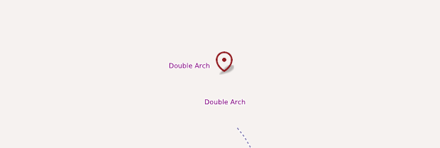 Carte Double Arch - Parcs nationaux de l'Ouest américain