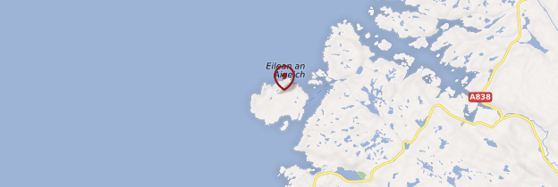 Carte Handa Island - Écosse