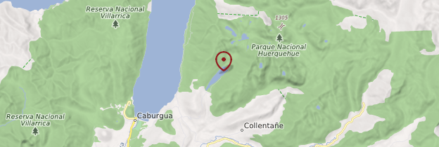 Carte Lac Tinquilco - Chili