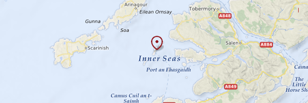 Carte Île de Lunga - Écosse
