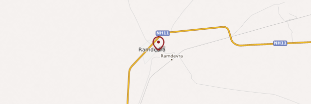 Carte Ramdevra - Rajasthan