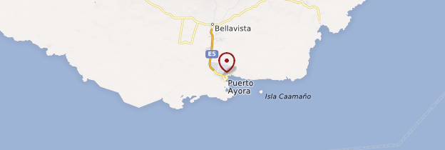 Carte Puerto Ayora - Îles Galápagos