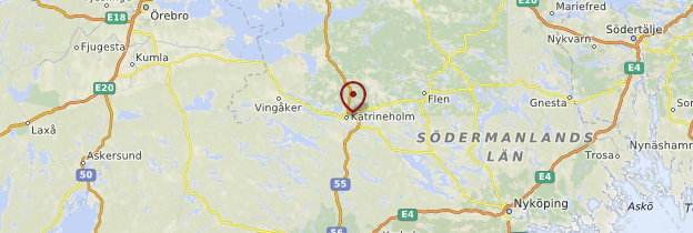 Carte Katrineholm - Suède