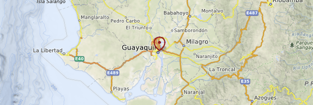 Carte Guayaquil - Équateur