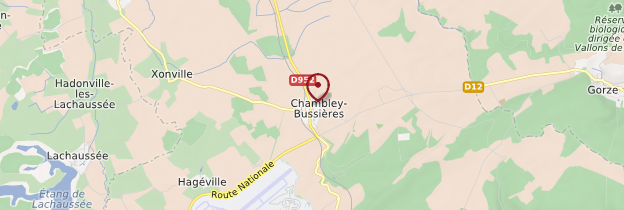 Carte Chambley - Lorraine
