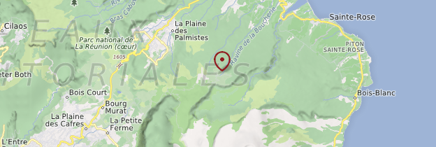 Carte Piton de l'Eau - Réunion