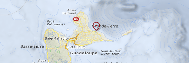 Carte Le Moule - Guadeloupe