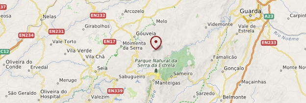 Carte Serra da Estrela - Portugal