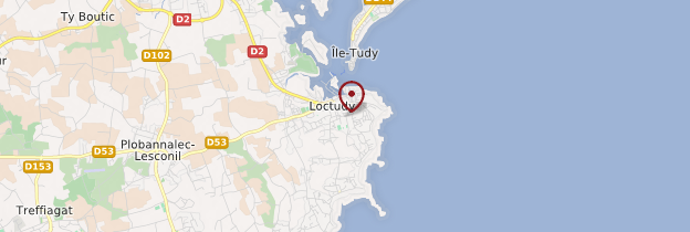 Carte Loctudy (Loktudi) - Bretagne