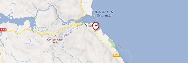 Carte Yaté - Nouvelle-Calédonie