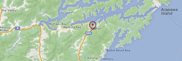 Carte Picton - Nouvelle-Zélande