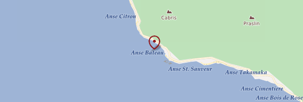 Carte Anse Bateau - Seychelles