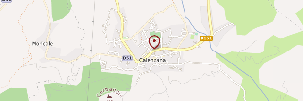 Carte Calenzana - Corse