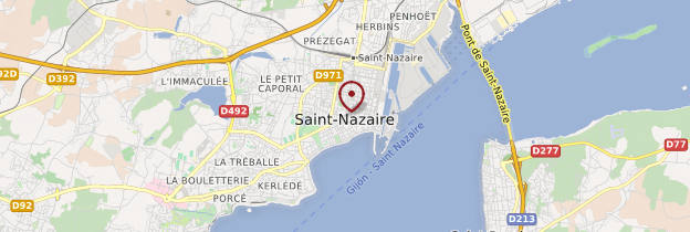 Carte Saint-Nazaire - Pays de la Loire