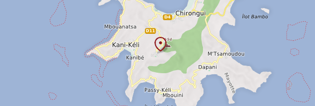 Carte Mont Choungui - Mayotte