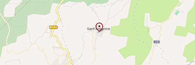 Carte Sant' Antonino - Corse