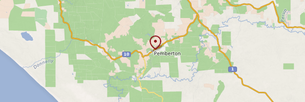 Carte Pemberton - Australie