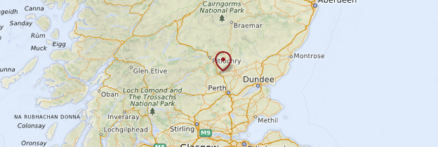 Carte Dunkeld - Écosse