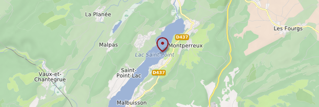 Carte Lac de Saint-Point - Franche-Comté