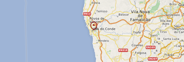 Carte Vila do Conde - Portugal