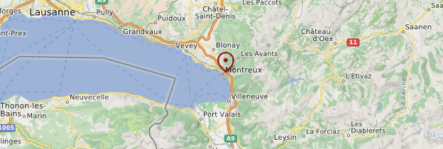Carte Montreux - Suisse