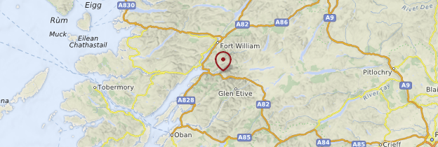 Carte Glen Coe - Écosse