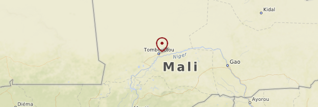 Carte Tombouctou - Mali