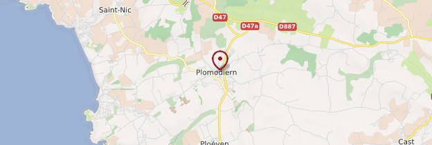Carte Plomodiern (Ploudiern) - Bretagne