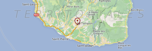 Carte Le Tampon - Réunion