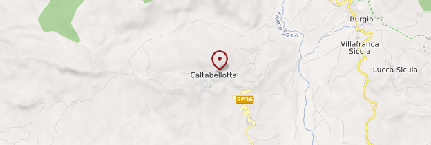 Carte Caltabellotta - Sicile