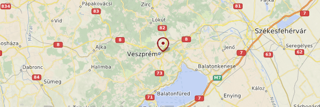 Carte Veszprém - Hongrie