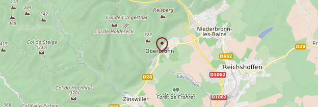 Carte Oberbronn - Alsace