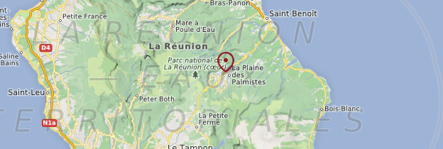 Carte Plaine des Palmistes - Réunion
