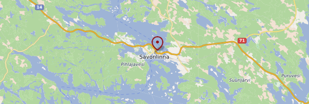 Carte Savonlinna - Finlande